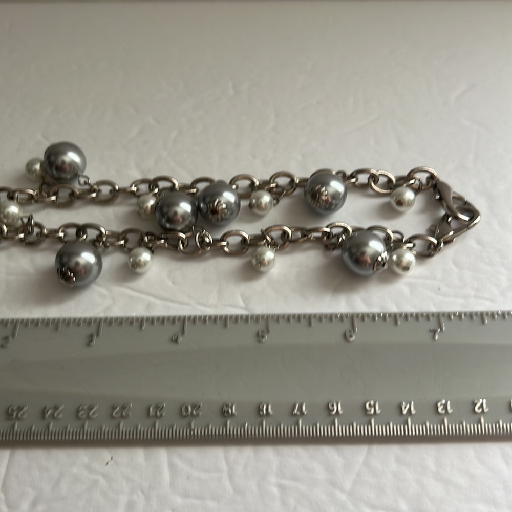 Bracelet watch with pearls. - Picture 4 of 8
